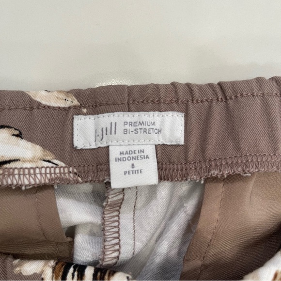 NWOT! J.Jill Woman’s Floral Print Pants w. Elastic Waistband - Picture 9 of 16